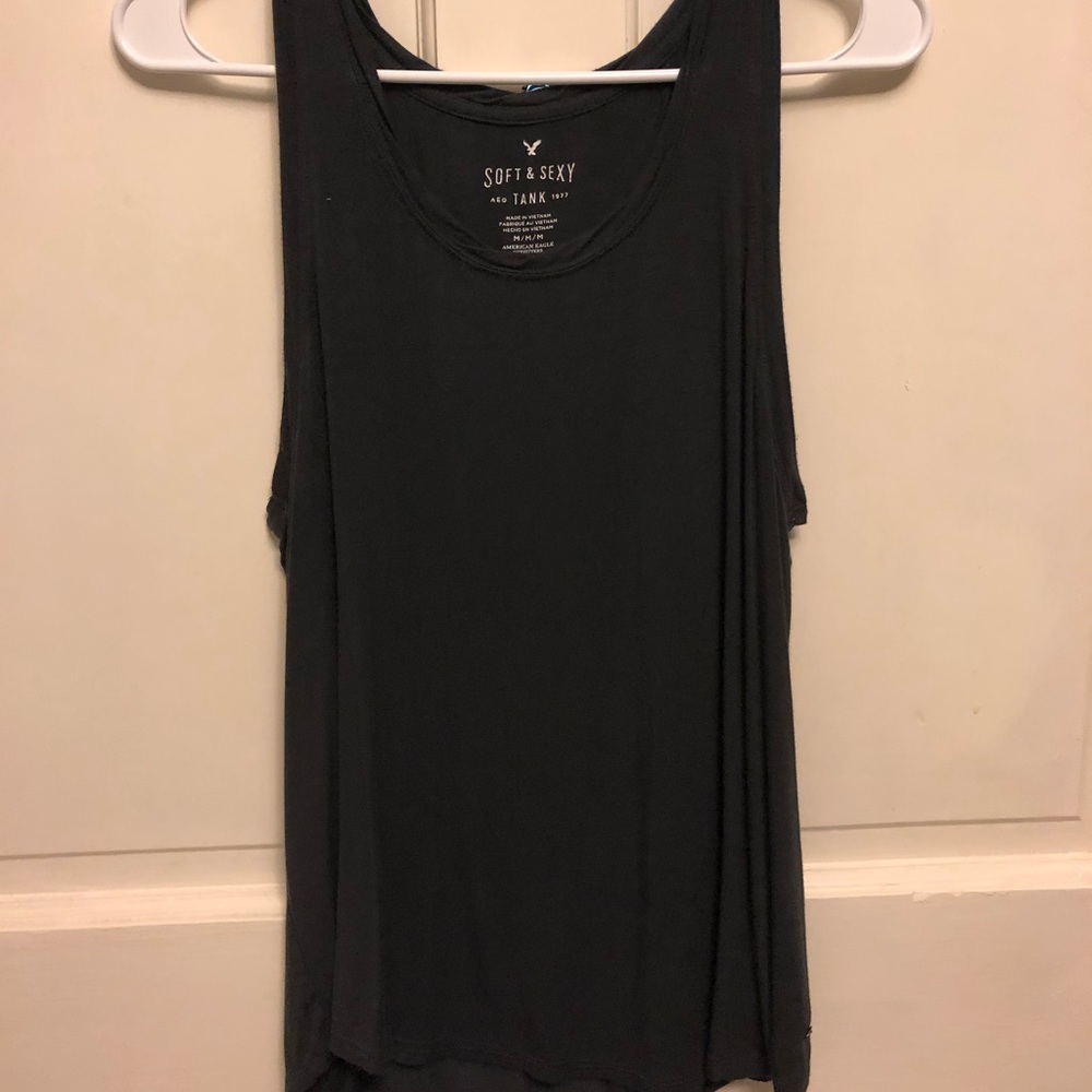Gray American Eagle tank top
